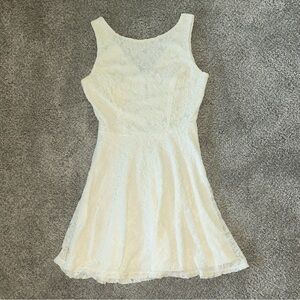 Ivory Lace A-line Dress